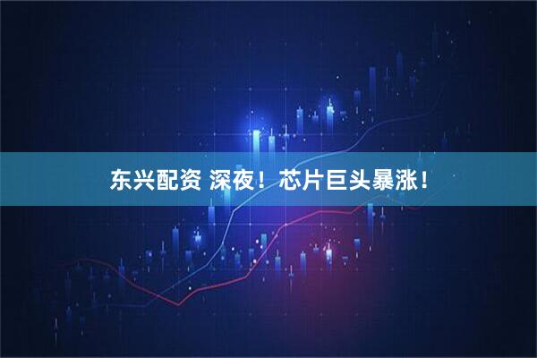 东兴配资 深夜！芯片巨头暴涨！