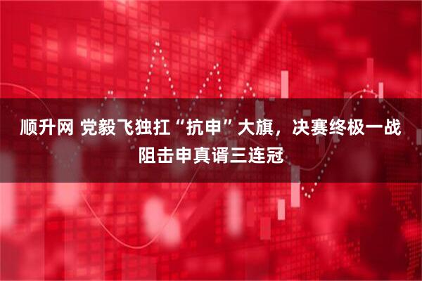 顺升网 党毅飞独扛“抗申”大旗,决赛终极一战阻击申真谞三连冠